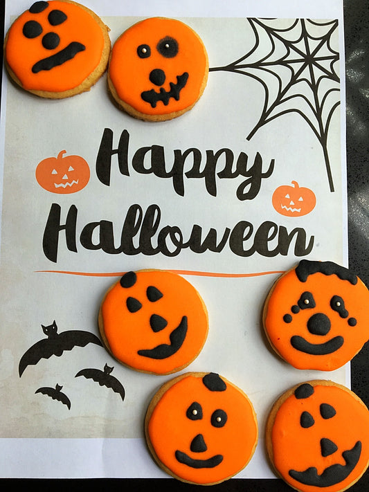 Jack-o'-lantern Cookies - 15 Cookies image 1